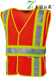 桔紅安全反光網布背心TMFGGZF-007 桔紅安全反光網布背心TMFGGZF-007