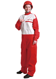 全棉立領撞色連體服TMLTF-001 全棉立領撞色連體服TMLTF-001