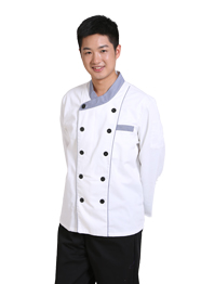 餐廳長袖廚師服TMCSF-004 餐廳長袖廚師服TMCSF-004