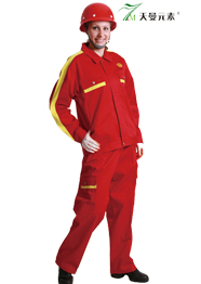 紅色殼牌印花工作服TMDMSK-043 紅色殼牌印花工作服TMDMSK-043