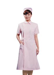 護士服粉色短袖夏季工作服TMHSF-037 護士服粉色短袖夏季工作服TMHSF-037