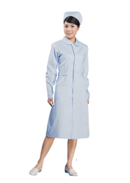 粉藍色冬季護士服加工定做TMHSF-016 粉藍色冬季護士服加工定做TMHSF-016