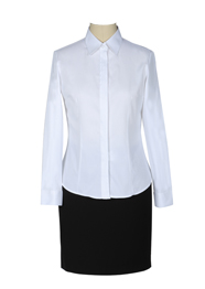 女士長袖翻領襯衫定做TMW100605 女士長袖翻領襯衫定做TMW100605