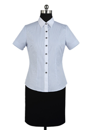 女短袖正規領襯衫TMNC501A 女短袖正規領襯衫TMNC501A