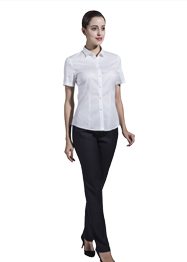 女短袖關門領襯衣GWD6031 女短袖關門領襯衣GWD6031