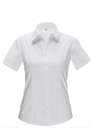 女短袖V領襯衣YWD4506 女短袖V領襯衣YWD4506