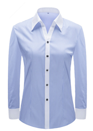 女長(zhǎng)袖V領(lǐng)襯衣YW3501 女長(zhǎng)袖V領(lǐng)襯衣YW3501