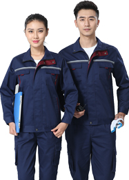 帶反光條深藍(lán)色套裝工作服TM663-06 帶反光條深藍(lán)色套裝工作服TM663-06