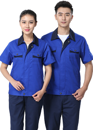 中蘭色工作服新款時尚工裝TMX661-06 中蘭色工作服新款時尚工裝TMX661-06